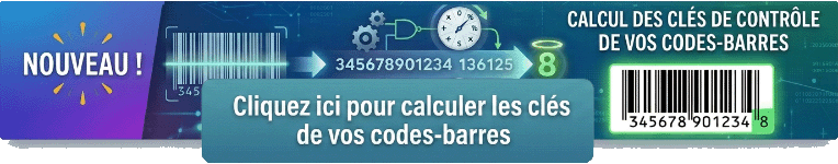 Outil gratuit pour calculer les clé de vos codes à barres